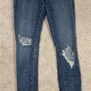 Express Women's Mid Rise Skinny Jeans 6L